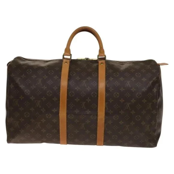 LOUIS VUITTON Monogram Keepall 55 Boston Bag M41424 LV Auth ep10530 - Picture 3 of 16